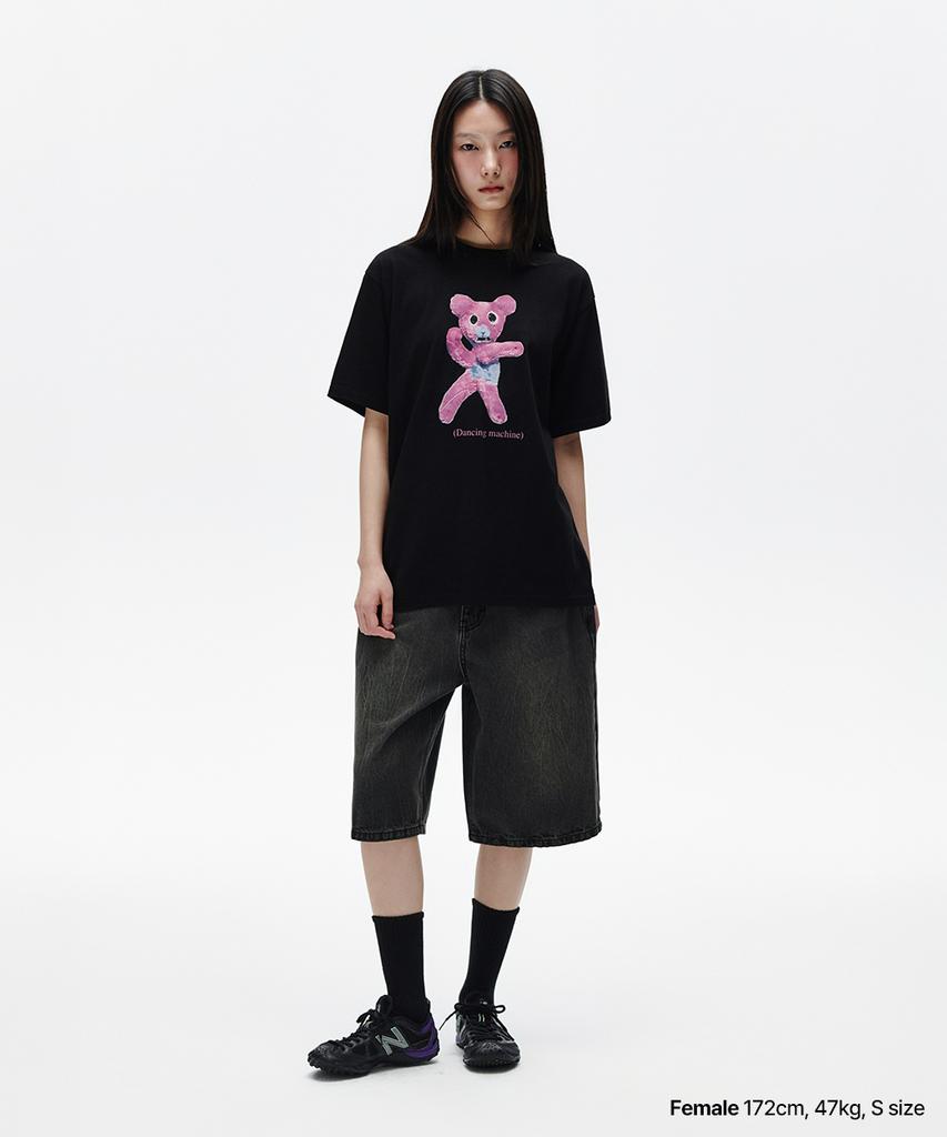 MAHAGRID Dancing Machine Tee Black(Mg2Fmmt507A)