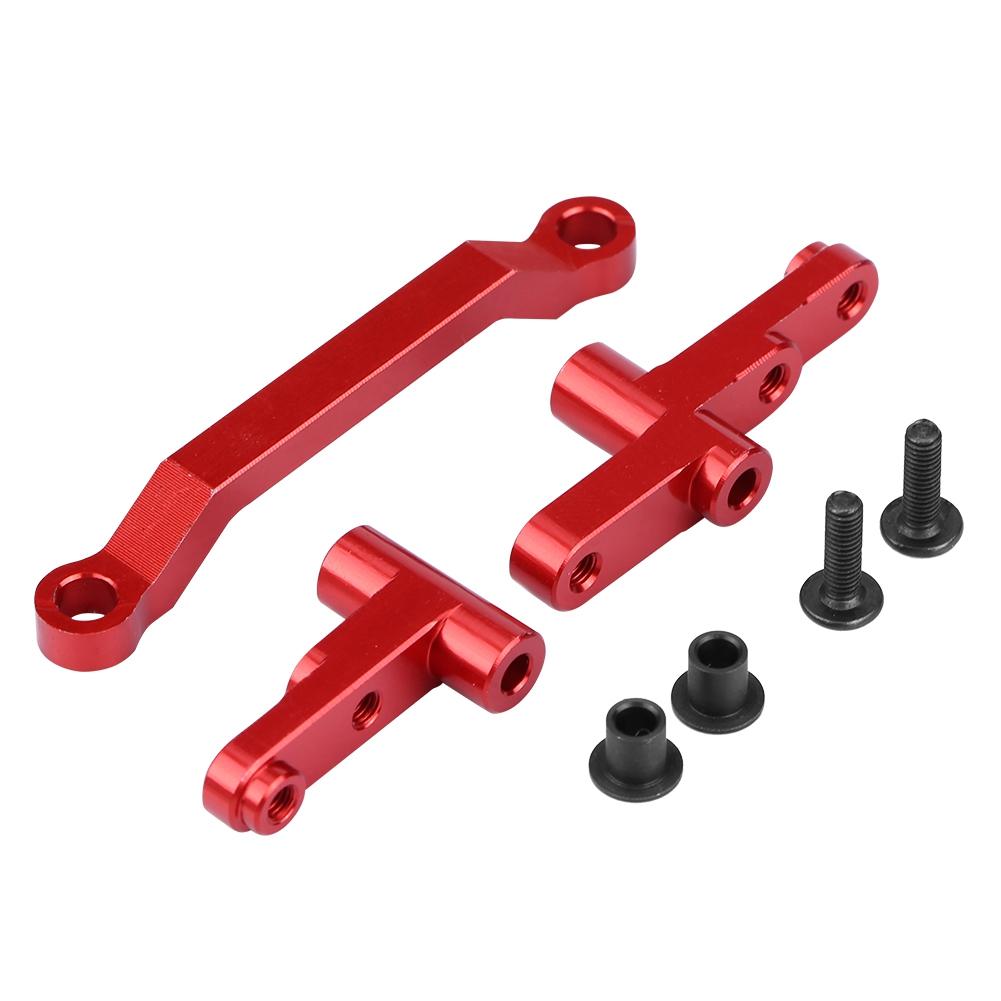 Steering Servo Saver Complete for HIMOTO E10MTL E10MT E10BP 1 10 Scale RC Car (Red)