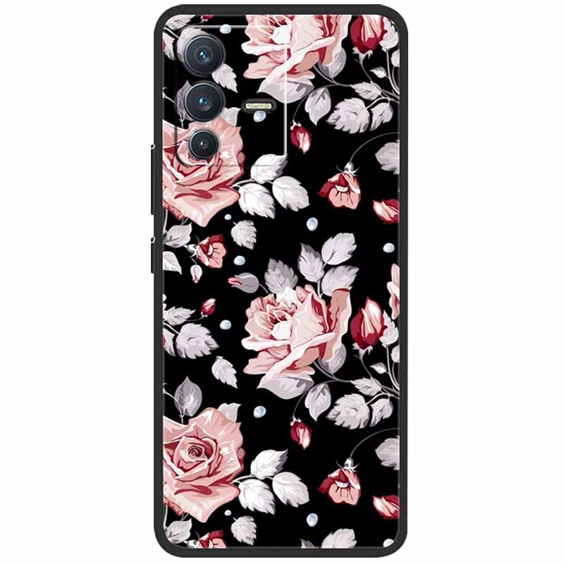 Case For Vivo V23 5G Cover V23 Pro Silicone Soft Protective Back Cases for Vivo V 23 5G Case V2130 V2132 V23Pro TPU Bumper Bag