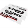 3D Car Fender BITURBO 4MATIC+ Badge Emblem Stickers