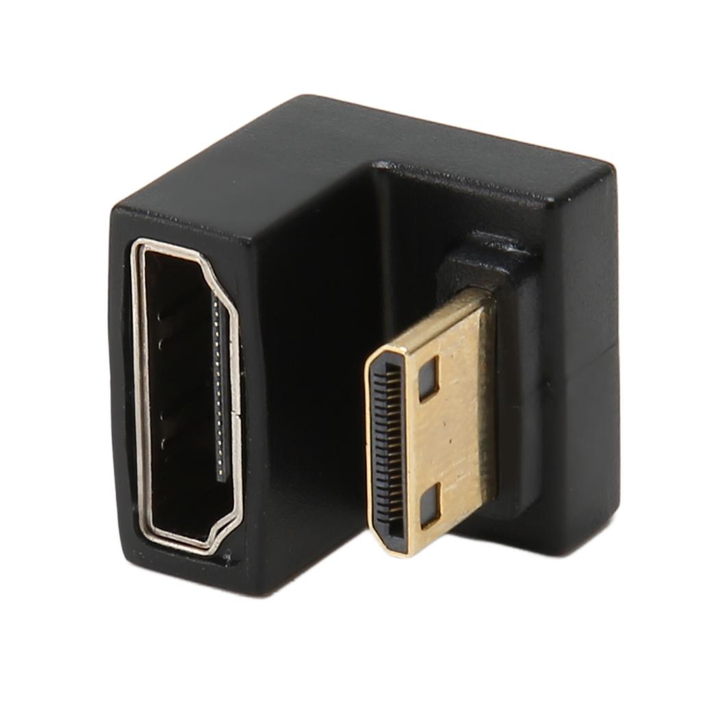 Mini HD to HD Adapter U Shaped Male to Female 8K 60Hz 4K 120Hz 48Gbps Mini HD to HD Converter for PC TV Projector