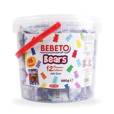 Bebeto Mini Bear Jelly 980g, Korean Snacks