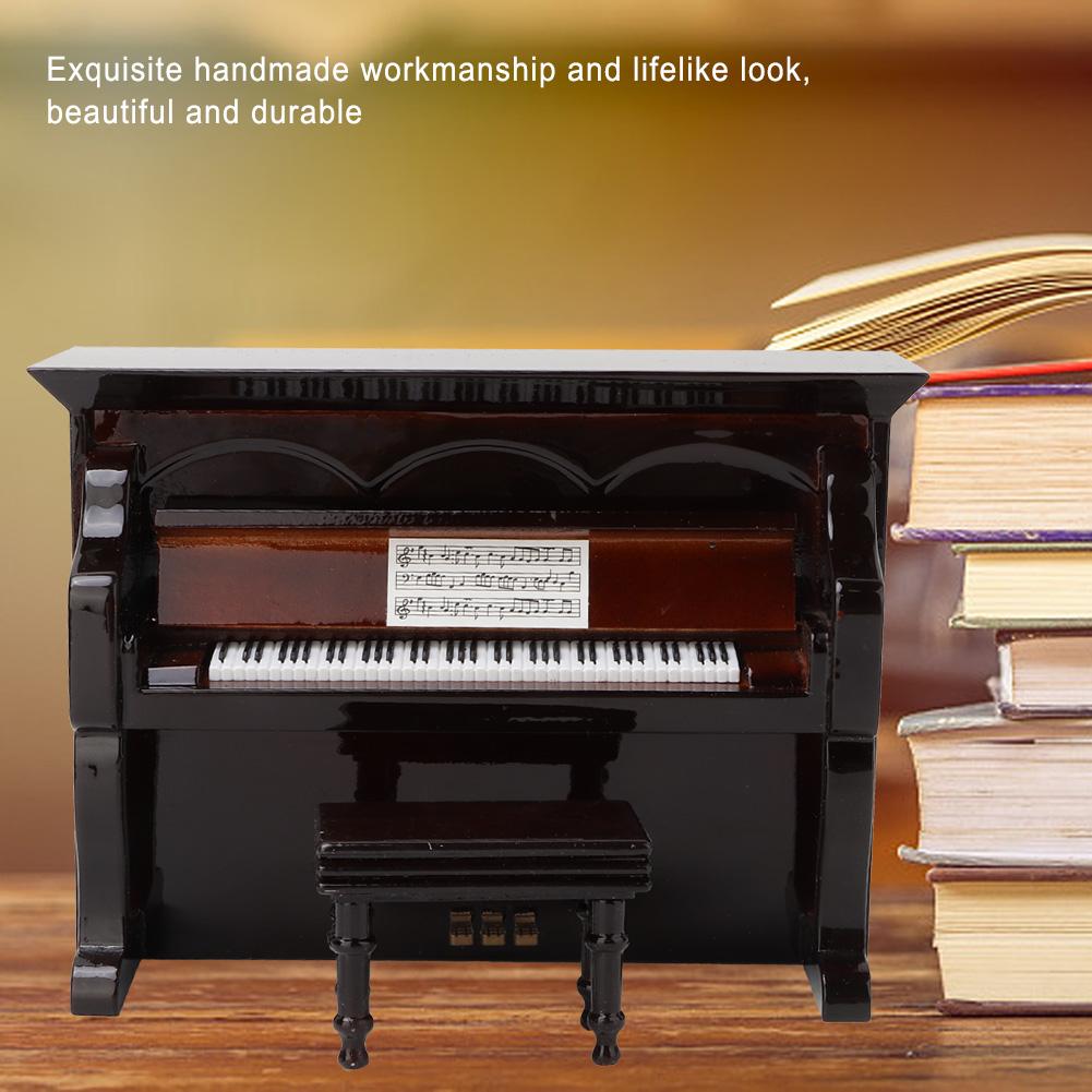 Mini Piano Model Musical Instrument Model Musical Gifts Home Decor Ornaments