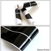2.05M Glossy Black Side Skirt Sill Decal Stripe Stickers For BMW F30 F22 F23 E90 E91 E92 E93