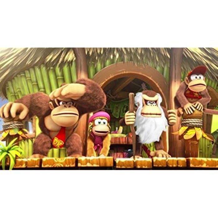 Jeu Vidéo - Nintendo - Donkey Kong Tropical Freeze - Plateforme - 2 Joueurs - PEGI 7+