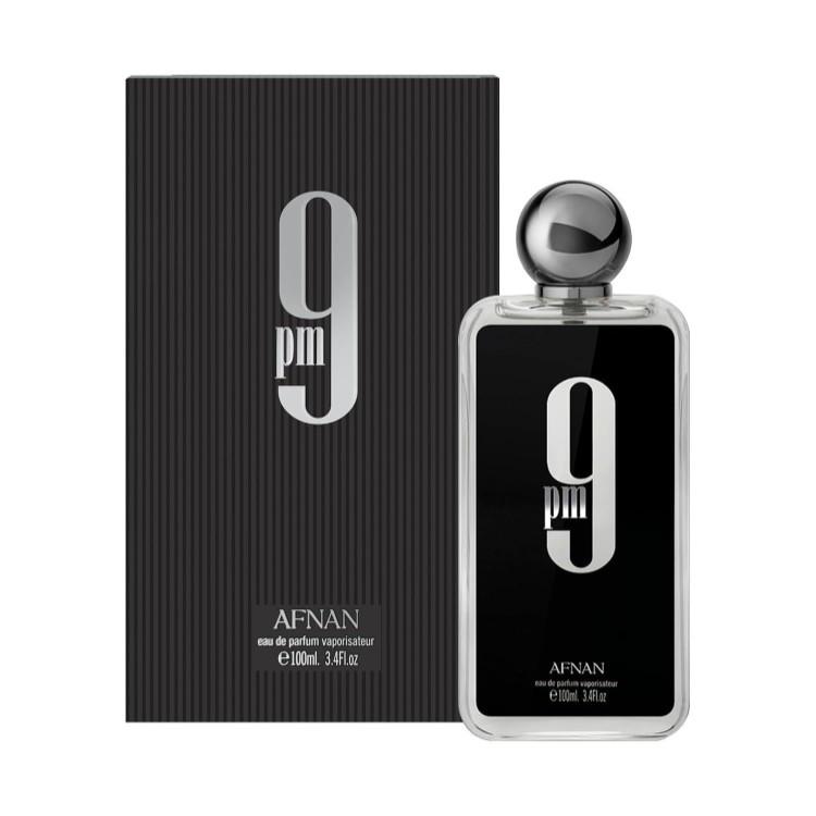 Premium Metal Cap Brown AFNAN 9pm Unisex Perfume - Arabic Middle Eastern Fragrance чёрный