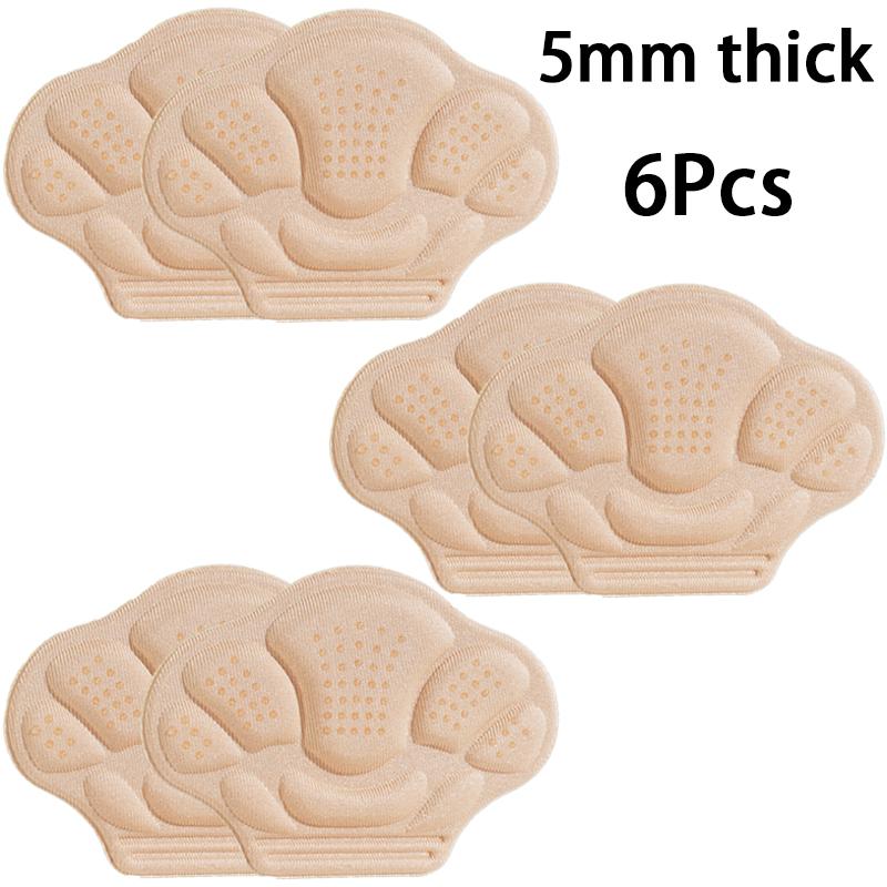 2Pcs/6Pcs New Heel Pads for Sneakers Heel Pads To Prevent Blisters and Heel Slippage Shrinking Shoes Half Insoles