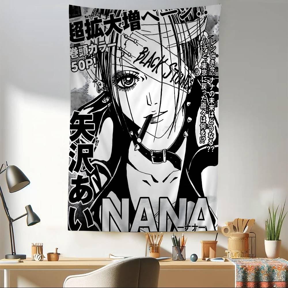 Anime NANA Colorful Tapestry Wall Hanging Bohemian Wall Tapestries Mandala Wall Art Decor