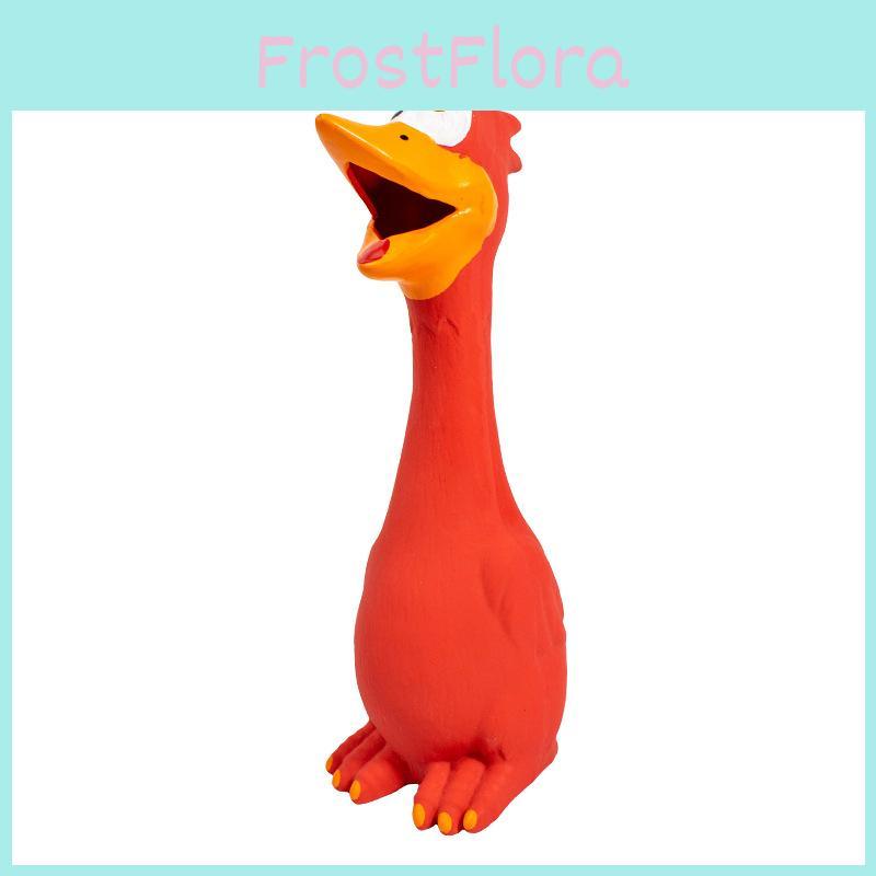 Latex Squeaky Chicken Pet Toy Bite-resistant And Teeth Grinding 75g