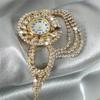 Zinc Alloy Strap Bracelet Watch Gold Ladies Wristwatches New Women Quartz Watch  Gifts