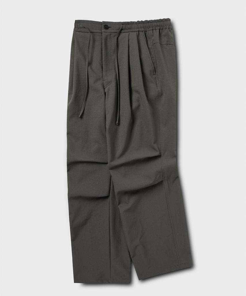 NONBLANK Loose Straight Fit String Pants_Khaki