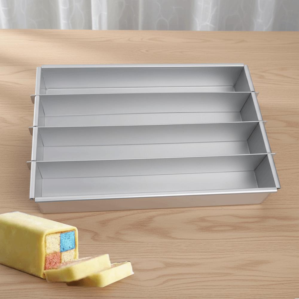 Non-Stick Tiramisu Pan with Adjustable Divider Baking Cake Mould Cake Baking Tray  Bread