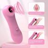 Mini Suction Vibrator Breast Massager Silicone Clitoral Stimulator with Multi-Frequency Modes Whisper-Quiet Waterproof Discreet Adult Toy