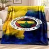 Fenerbahce Blanket Flannel Blanket Soft Cozy Plush Throw for Sofa Bed Lightweight Home Decoration Outdoor Camping