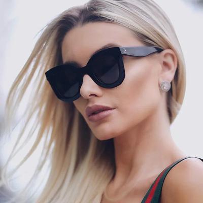 Elegant Cat Eye Sunglasses Women Men Casual Sun Glasses Female Male Fashion Mirror Vintage Outdoors Shades