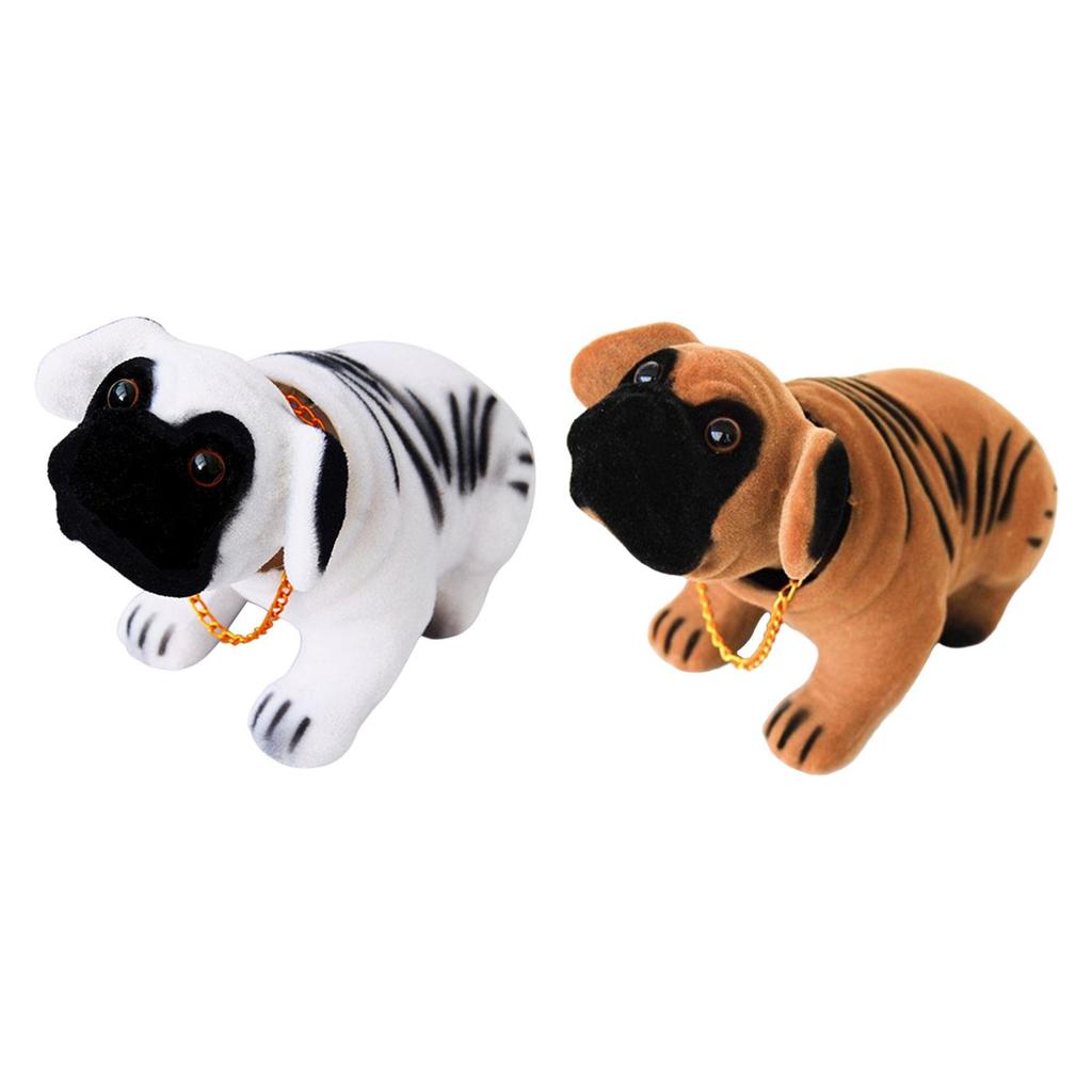 Figura de Cachorro Balançante Boneco de Carro Acessório Engraçado Presente Criativo para Painel de Carro Sala de Estar Mesa