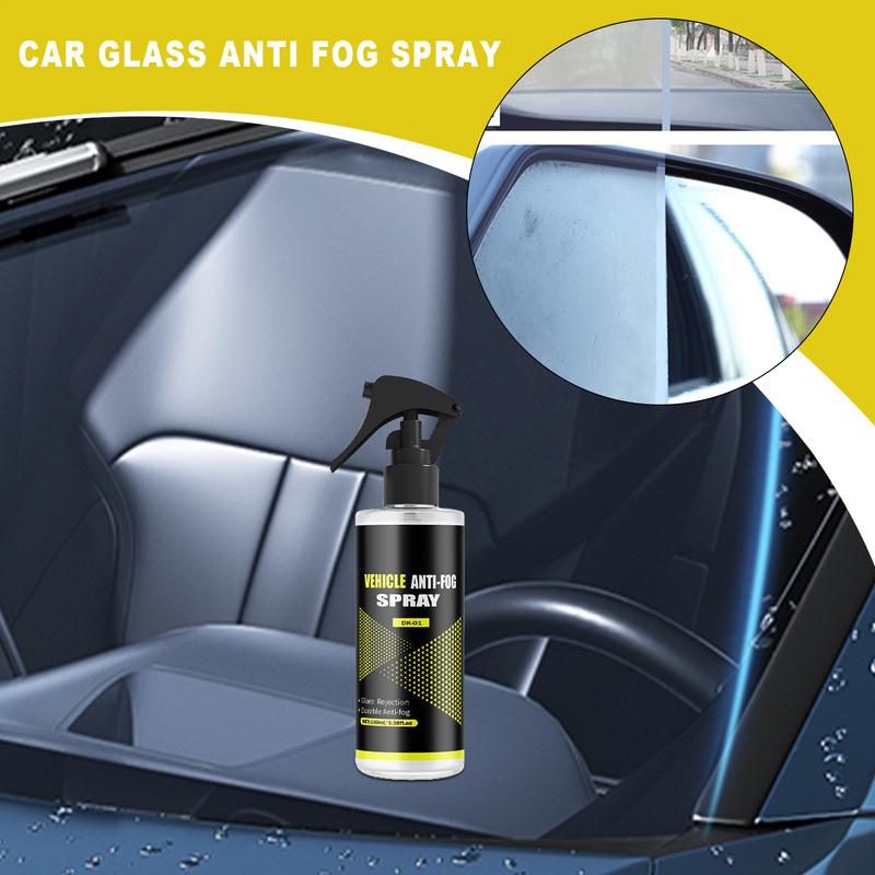Windshield Anti Fog Long-Lasting Anti Rain Spray For Car 100ml Rainproof Accessories Auto Detailing Supplies Glass Coating