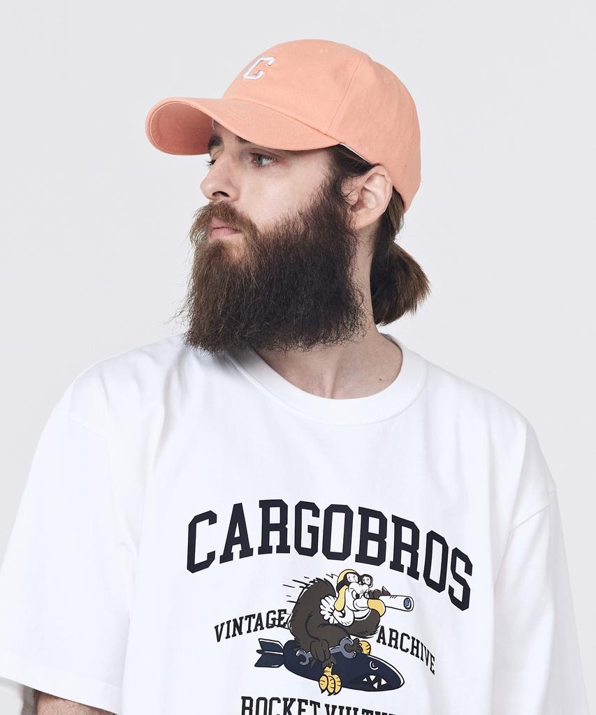 CARGOBROS Cb Small Logo Ball Cap (Orange)