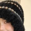 New Autumn And Winter Fluffy Earmuffs Warm Wool Hat For Women With Large Head Circumference Cold-proof All-match Knitted Hat