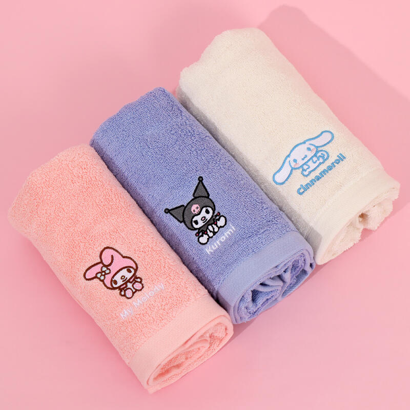

Sanrio Characters Embroidered Face Towel 3-Pack No. 1 FREE
