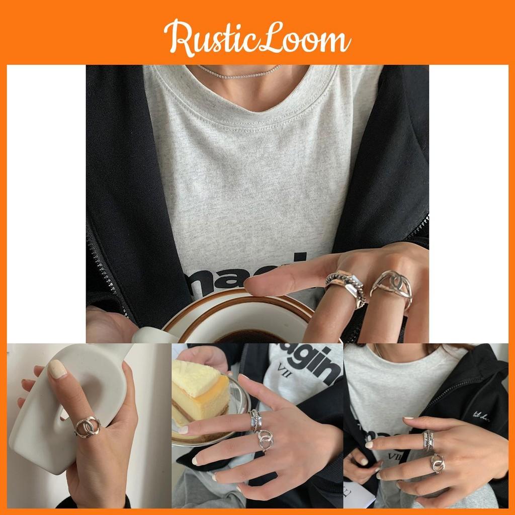 Hollow Out Elegant Design Vintage 925 Sterling Silver Ring For Trendy Women