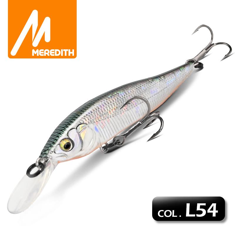 

Рыболовные приманки MEREDITH X-NANAHAN+1 75мм 7г JerkMinnow Медленно тонущие Воблеры Искусственные приманки для окуня товары для карповой ловли Макс. глубина 2.4М