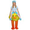 Halloween Little Yellow Duck Inflatable Costume for Stage Performance