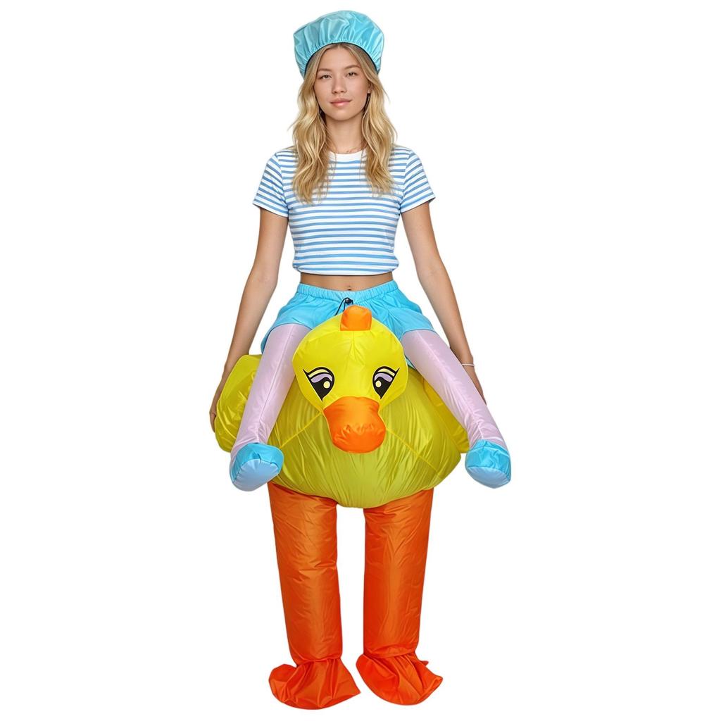 Halloween Little Yellow Duck Inflatable Costume for Stage Performance
