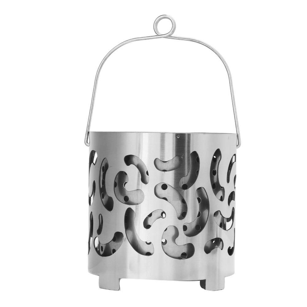 Portable Camping Heater Stove Stainless Steel Warming Stove Cover Portable Heater  Tent Heating