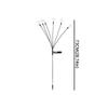 6/810 Heads Solar Light 2 Modes Switching Sparkling Stars Landscape Lighting Ground Mounted Waterproof LED Floral Firework