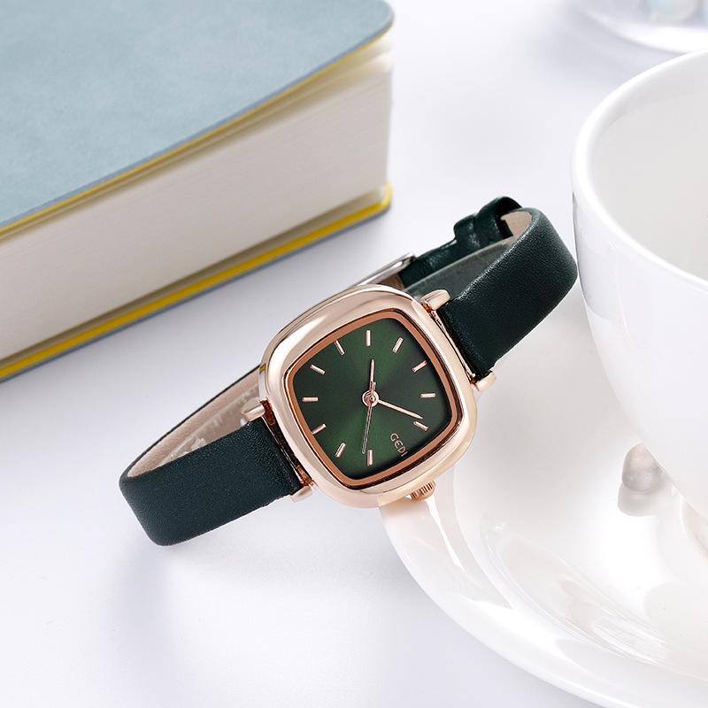 Gedi Retro Small Square Women's Waterproof Casual Watch