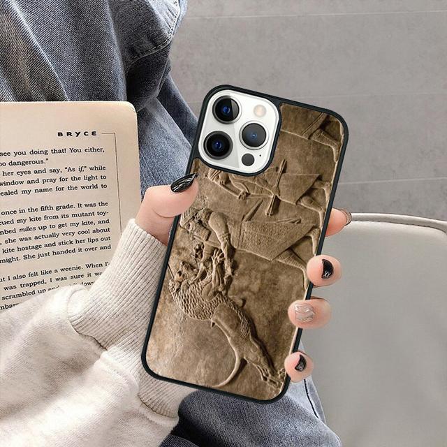 Lamassu Assyrian Mesopotamian Phone Case Cover for iPhone 17 Air 16 16e 15 13 14 11 12 Pro Max Plus Coque Fundas Shell