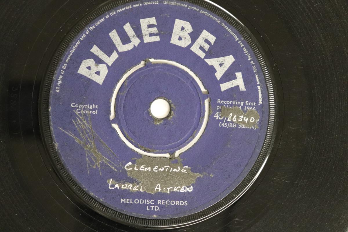 

7inch Record LAUREL AITKEN Clementine Bongo Jerk 45BB340 BLUE BEAT 1966 UK Reggae Ska Dub Used