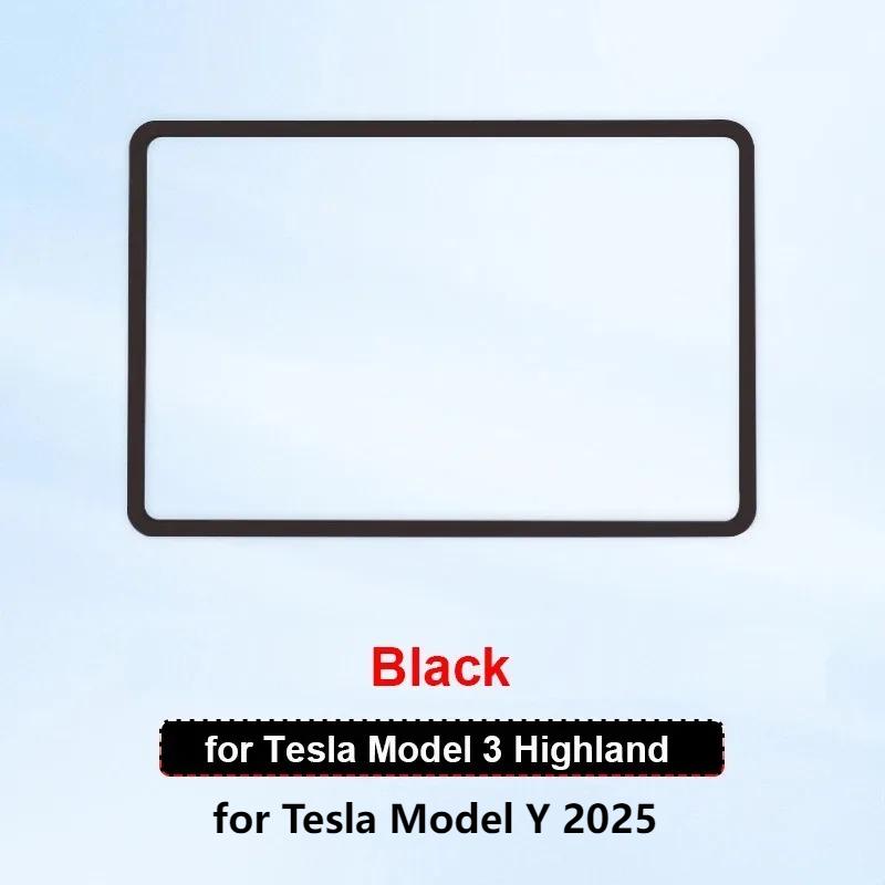For Tesla Model Y Juniper 2025 Center Console Wireless Charging Pad Mat Screen Rearview Mirror Protector Frame Model 3 Highland