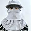 Sun Protection Full-Face Sun Hat Breathable Cycling Cap Fashion Woman Bucket Hat  Summer Outdoor