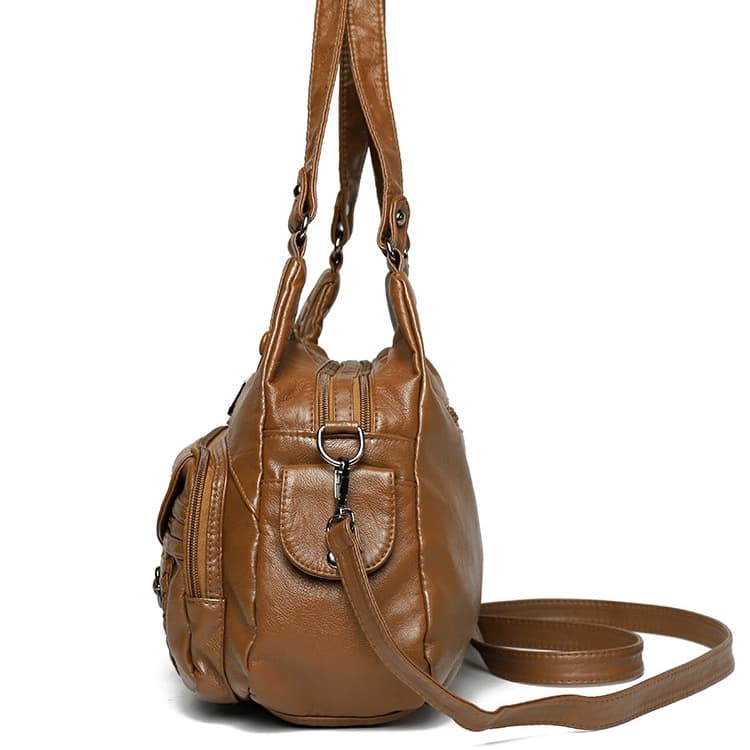 Soft Leather Large-capacity Shoulder Bag Casual Tote Bag