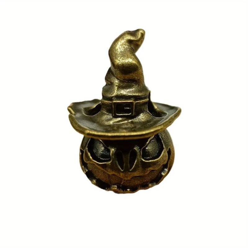 

Pumpkin Wizard Brass Knife Beads EDC DIY Paracord Woven Bracelets Lanyard Key Chain Pendants Accessories Outdoor Tool. Silver