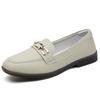 Fashion Womens Flat Loafers Retro Round Head Small Leather Shoes Soft Sole Foreign Trade Trend Zapatos Baratos Liquidaci
