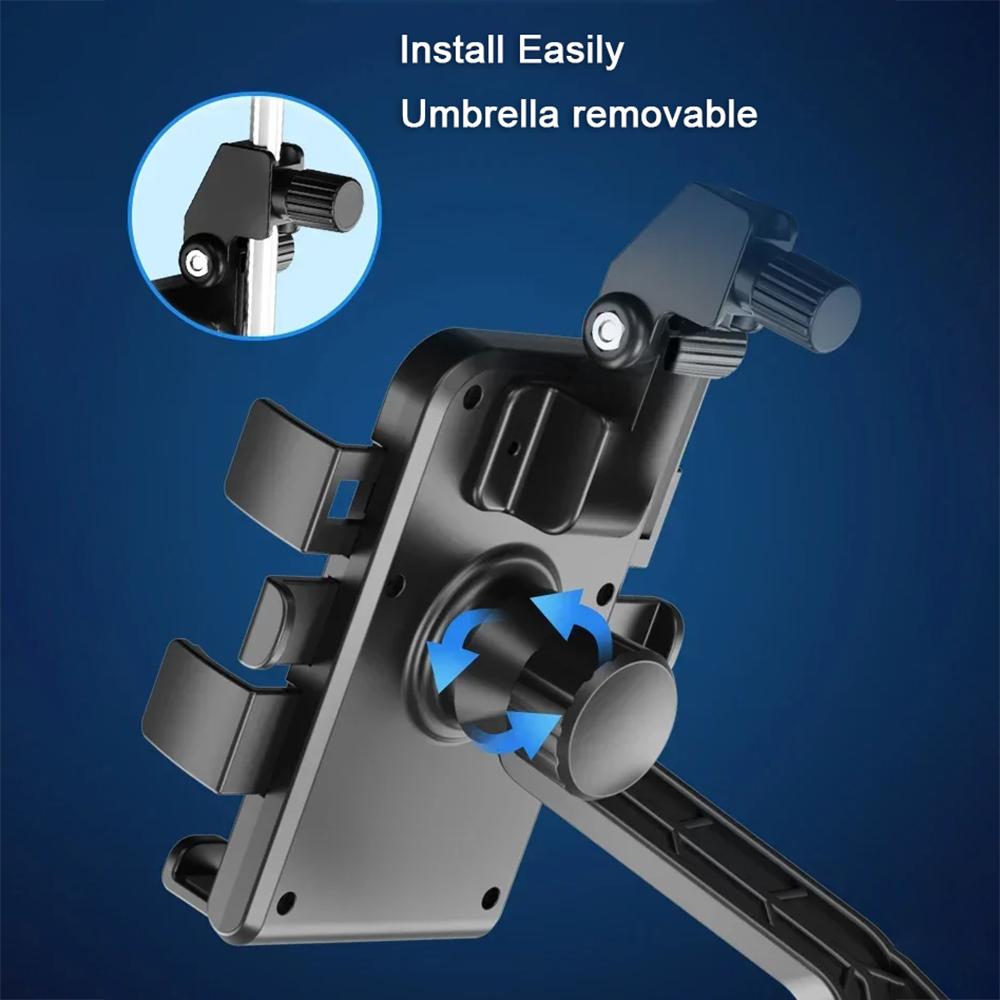 Outdoor Waterproof Motorcycle Bicycle Mobile Phone Holder Handlebar Mount For iPhone 15 14 Pro Max Redmi Note 13 Samsung Galaxy Google Moto Bike Stand