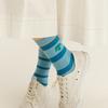 PINZLE [PINZLE X IHM] Family Socks - Green Dog (Blue)