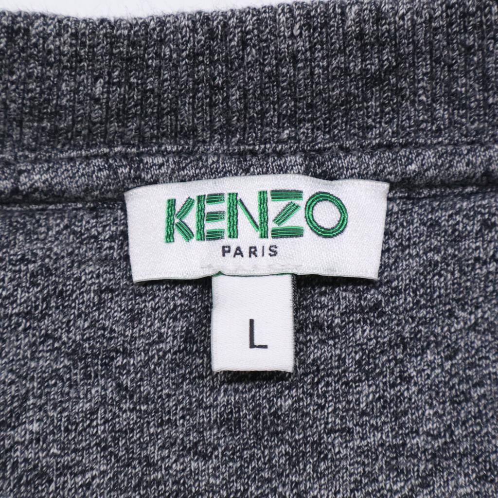 KENZO [Domestic Regular] Tiger Embroidered Crew Neck Sweatshirt/ tops L grayUsed