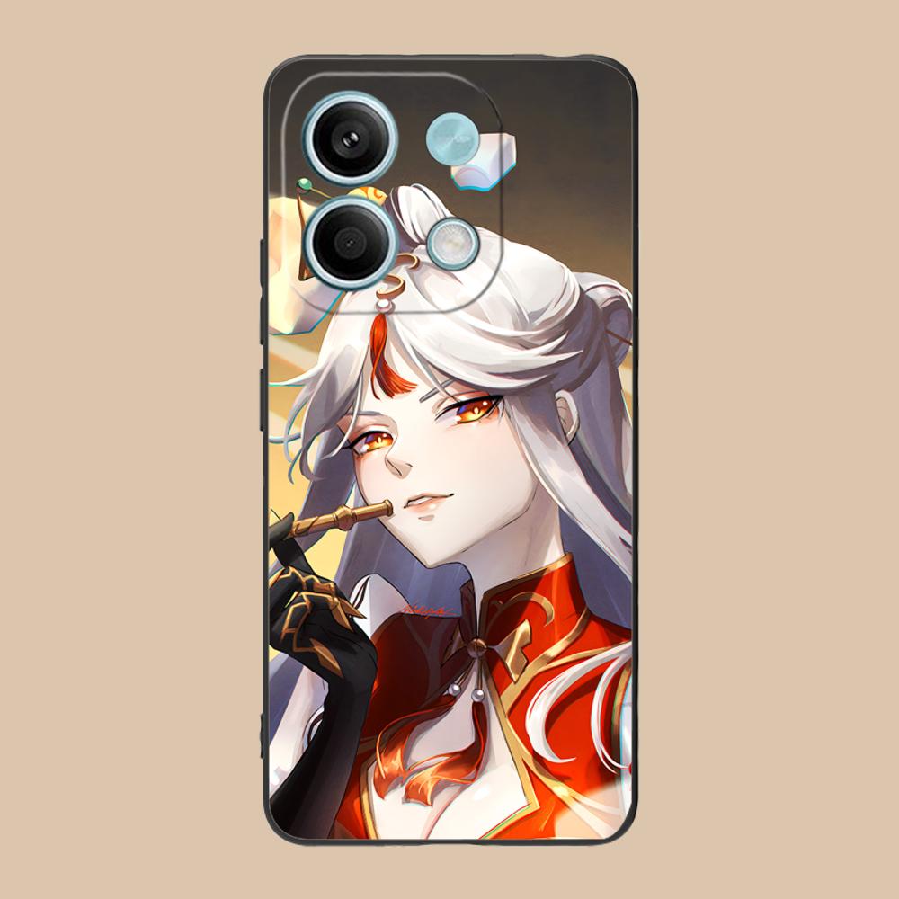 

Game GI Ningguang Matte TPU Mobile Phone Case for POCO M7 M6 M5 M4 M3 X7 X6 X5 X4 X3 Pro GT 5G Colorful Printing Cover Poco X3 GT