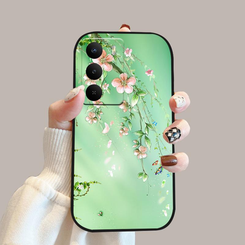 For Realme V60 Pro Case V 60 Pro Silicone Soft TPU Phone Bumper Cover For Realme 14x 5G Fashion Cute Cartoon Protective Fundas