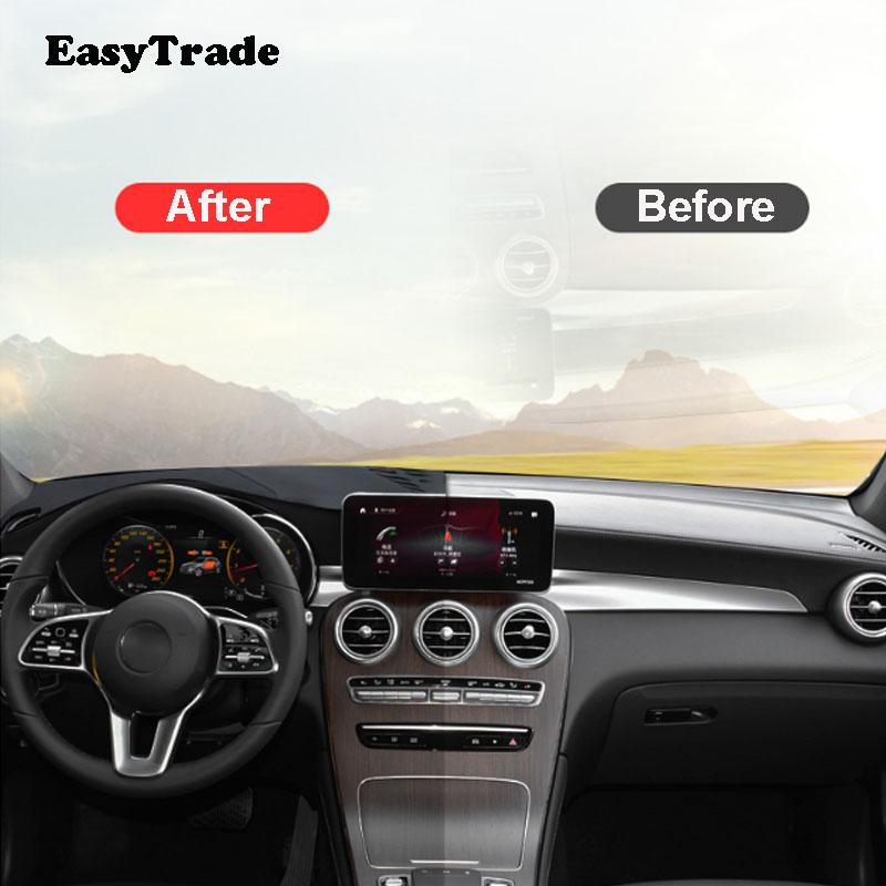 Dla Ho/nda Civ/ic 10th Gen 2017 2018 2019 2020 akcesoria deska rozdzielcza samochodu odporna na światło mata Dash dywan osłona przeciwsłoneczna Pad