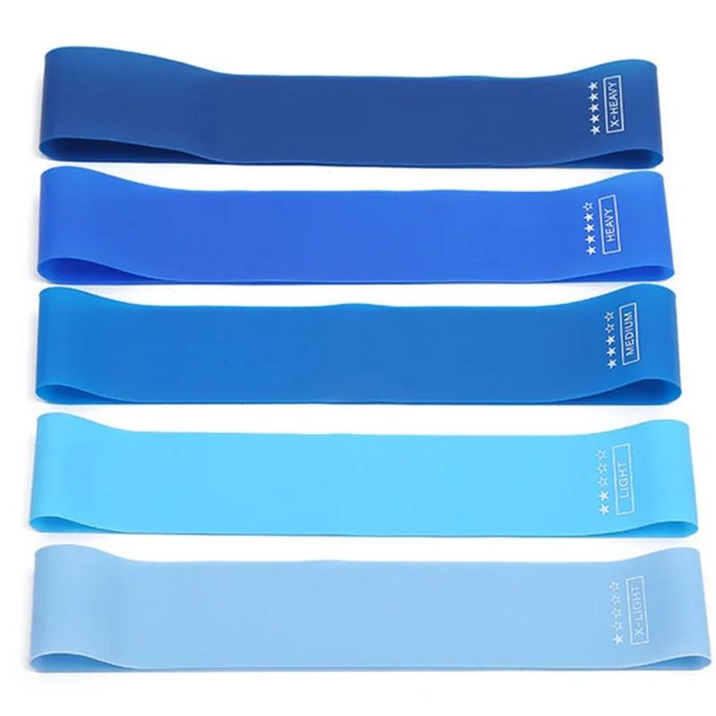 5pcs Resistance Bands Collection Yoga Elastic Band for Fitness Exercise Stretch Belt 5 Resistance Level Workout Bands Fitness Equipment