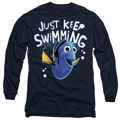Finding Nemo Unisex Adult Just Keep Swimming Dory T-Shirt