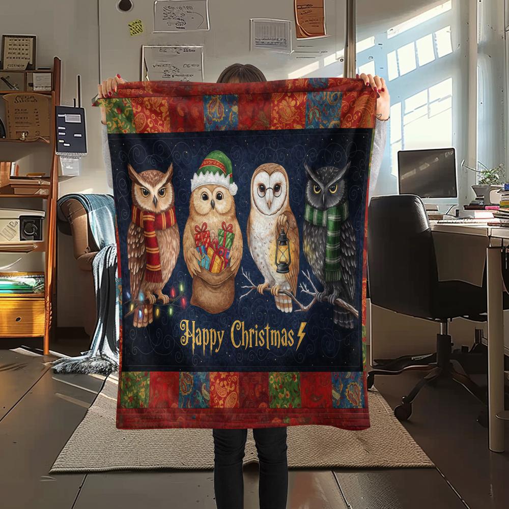 1 Pezzo Coperta in Flanella con Stampa Cartone Animato, Alta Qualità Confortevole per Tutte le Stagioni, Decorazione per la Casa, Calore e Comfort, Perfetta per Regalo di Natale Compleanno