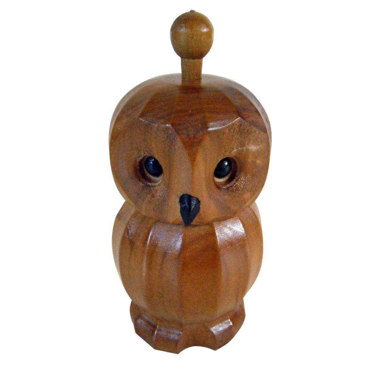 

Made in Japan by Hoshino Industries Owl-Shaped Shichimi Container