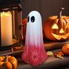 1/3Pcs Colorful Ghost Ornament with Pumpkin Decor Resin Desktop Decoration Halloween Props Whimsical Figurines