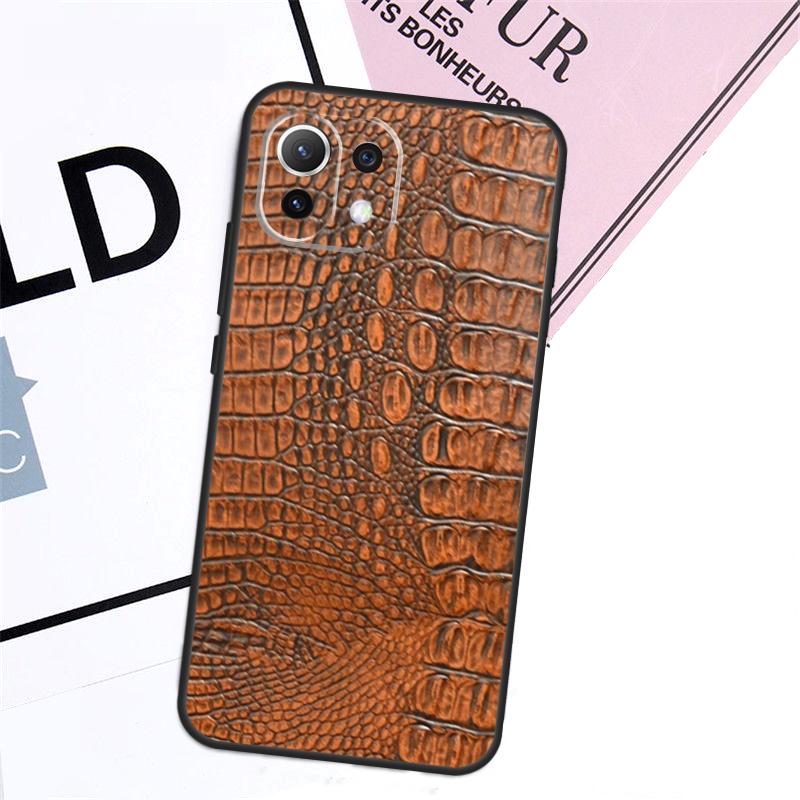 Crocodile Pattern Print Case For Xiaomi 17 Pro Max 14 15 Ultra 13T 15T 14T Pro POCO X7 Pro X5 X6 F5 F6 F7 F8 Cover